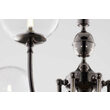 Candelabru modern linii elegante abajururi sticla 6xG9/60W Brilliante 2022 Jupiter